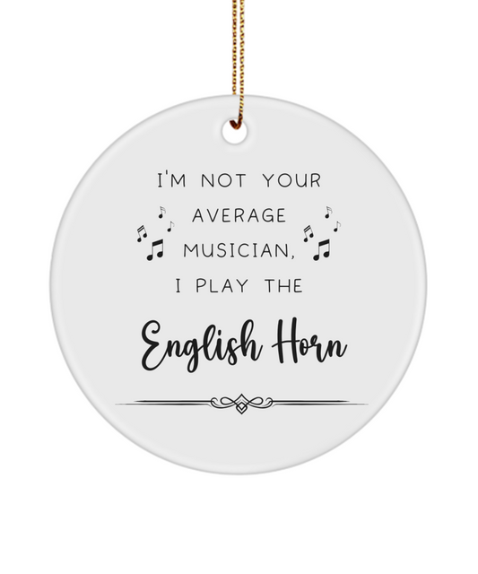 English Horn Coffee Ornament, Gifts for Best Musician Ever, Gift for English Horn Player, Christmas, Birthday, Event Keepsake