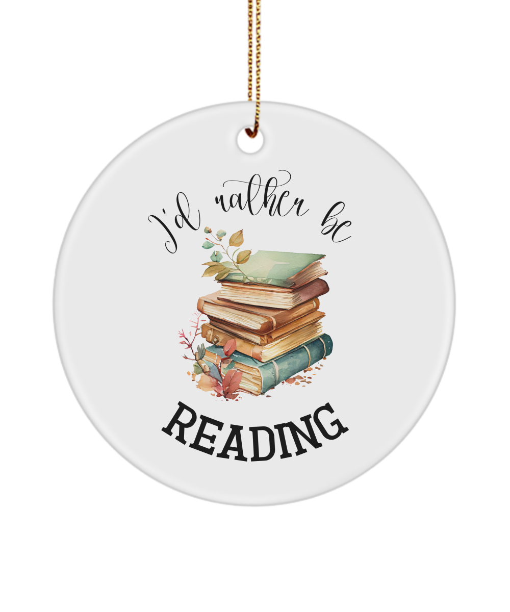 Book Lover Gift, Book Ornament, Reader Gift, Bookworm Gift, Librarian Gift, Literature Ornament, Reading Ornament, Literary Gift