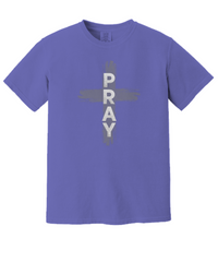 Load image into Gallery viewer, Pray Shirt, Faith Shirt, Jesus Shirt, Pray On It, Pray Over It, Pray Through It Shirt, Christian Shirt, Comfort Colors®
