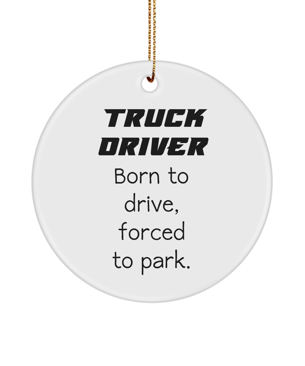 Trucker Gifts for Truck Driver, Truck Driver Gifts, Semi-trailer Truck Driver, Truck Driver Appreciation Gifts, Truck Driver Ornament