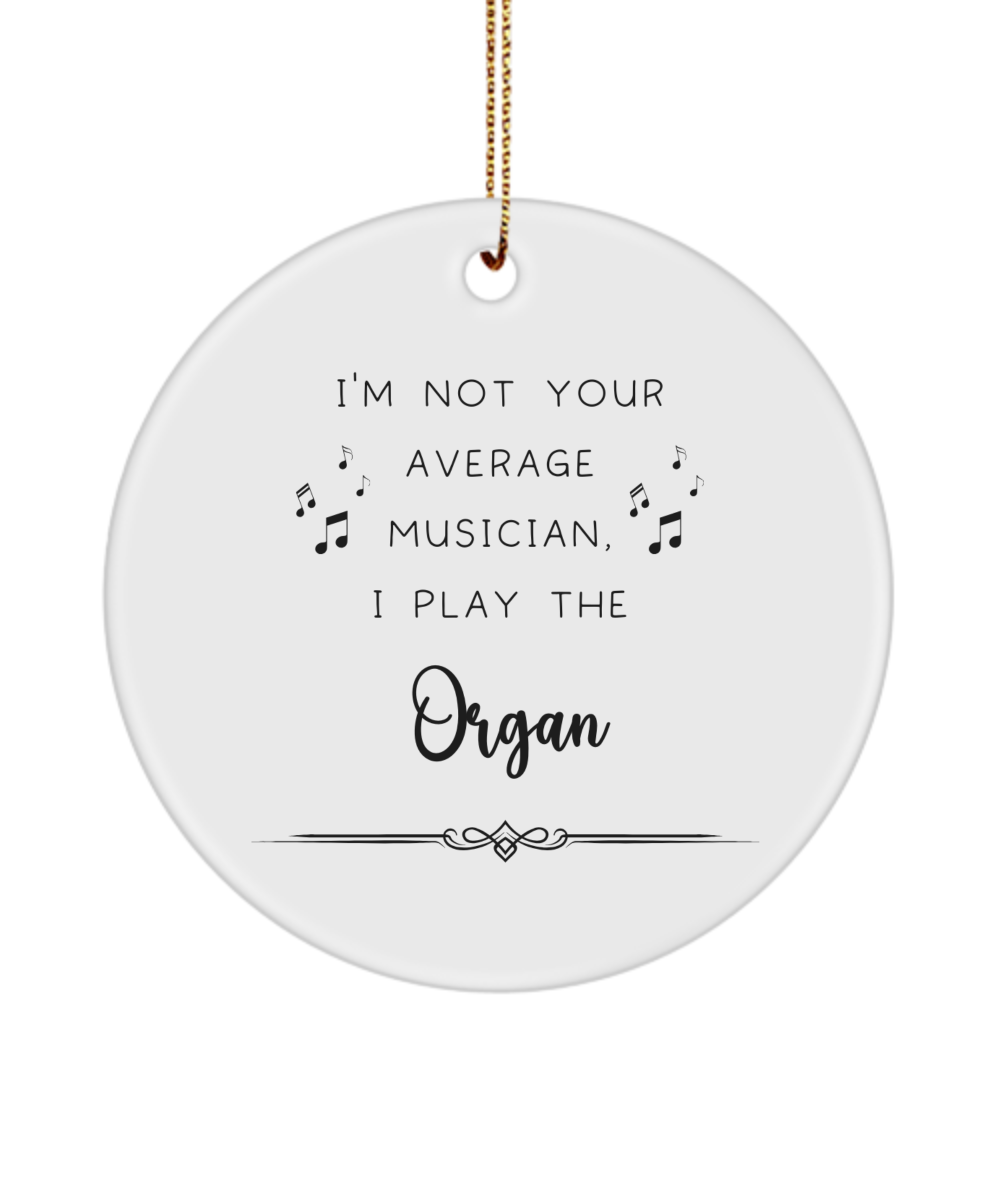 Organ Coffee Ornament, Gifts for Best Musician Ever, Gift for Organ Player, Christmas, Birthday, Event Keepsake