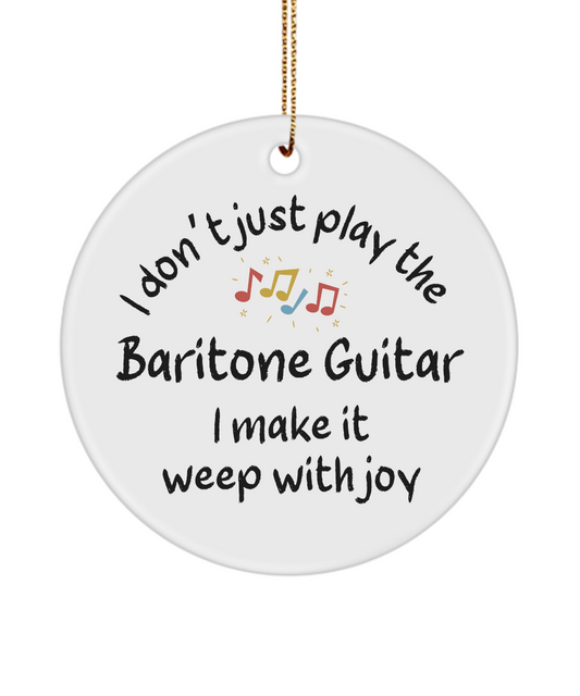 Baritone Guitar Ornament, Gifts For Musicians, Gift For Baritone Guitar Player, Music Gift, Music Lover Gift, Musician Gifts