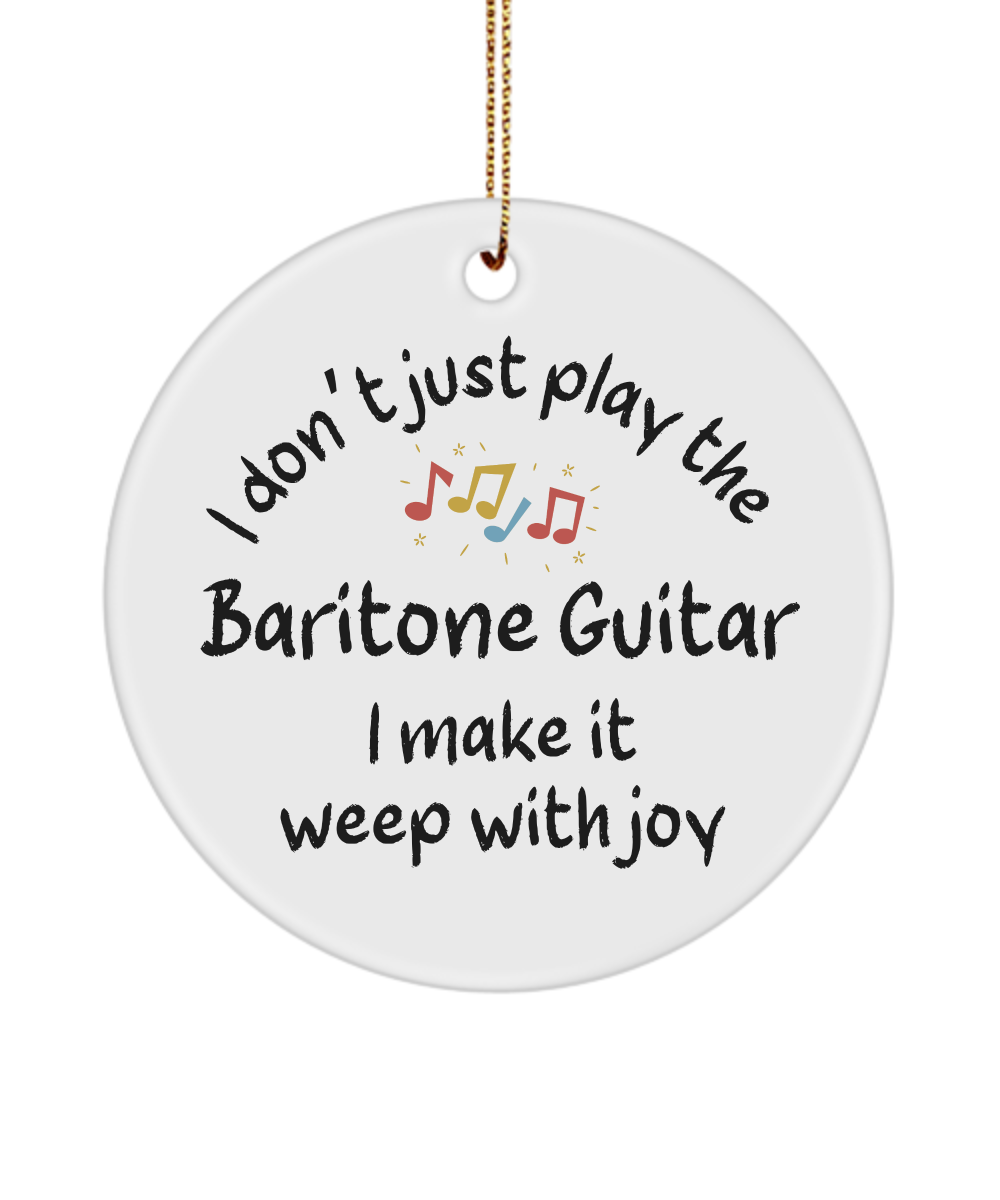 Baritone Guitar Ornament, Gifts For Musicians, Gift For Baritone Guitar Player, Music Gift, Music Lover Gift, Musician Gifts