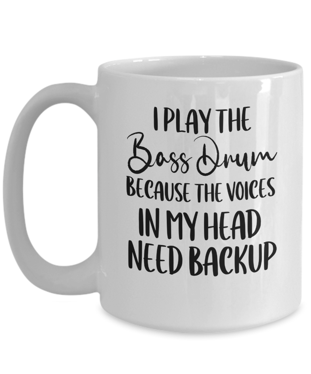 Bass Drum Mug, Gifts For Musicians, Gift For Bass Drum Player, Music Gift, Music Lover Gift, Musician Gifts