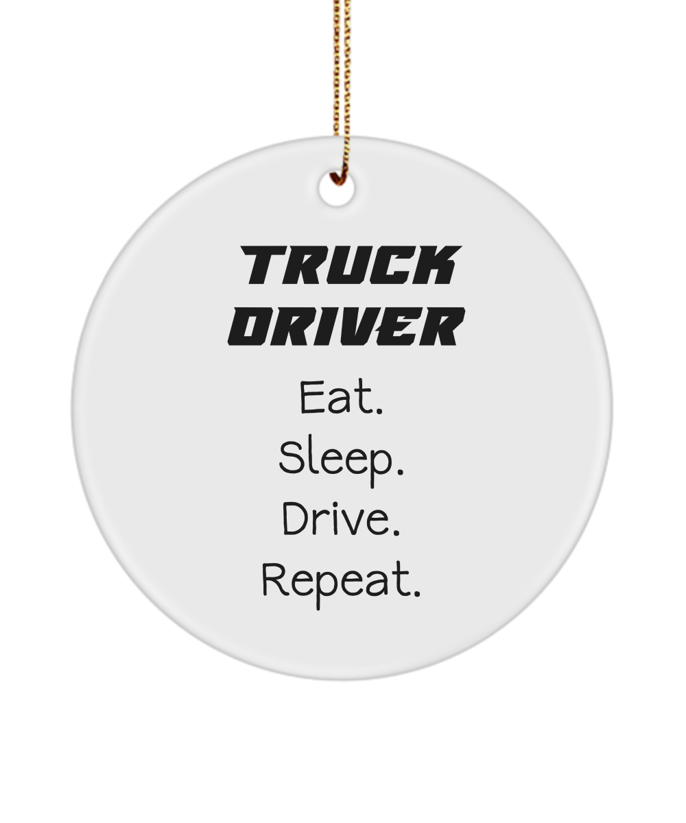 Trucker Gifts for Truck Driver, Truck Driver Ornament, Truck Driver Gifts, Semi-trailer Truck Driver, Truck Driver Appreciation Gifts