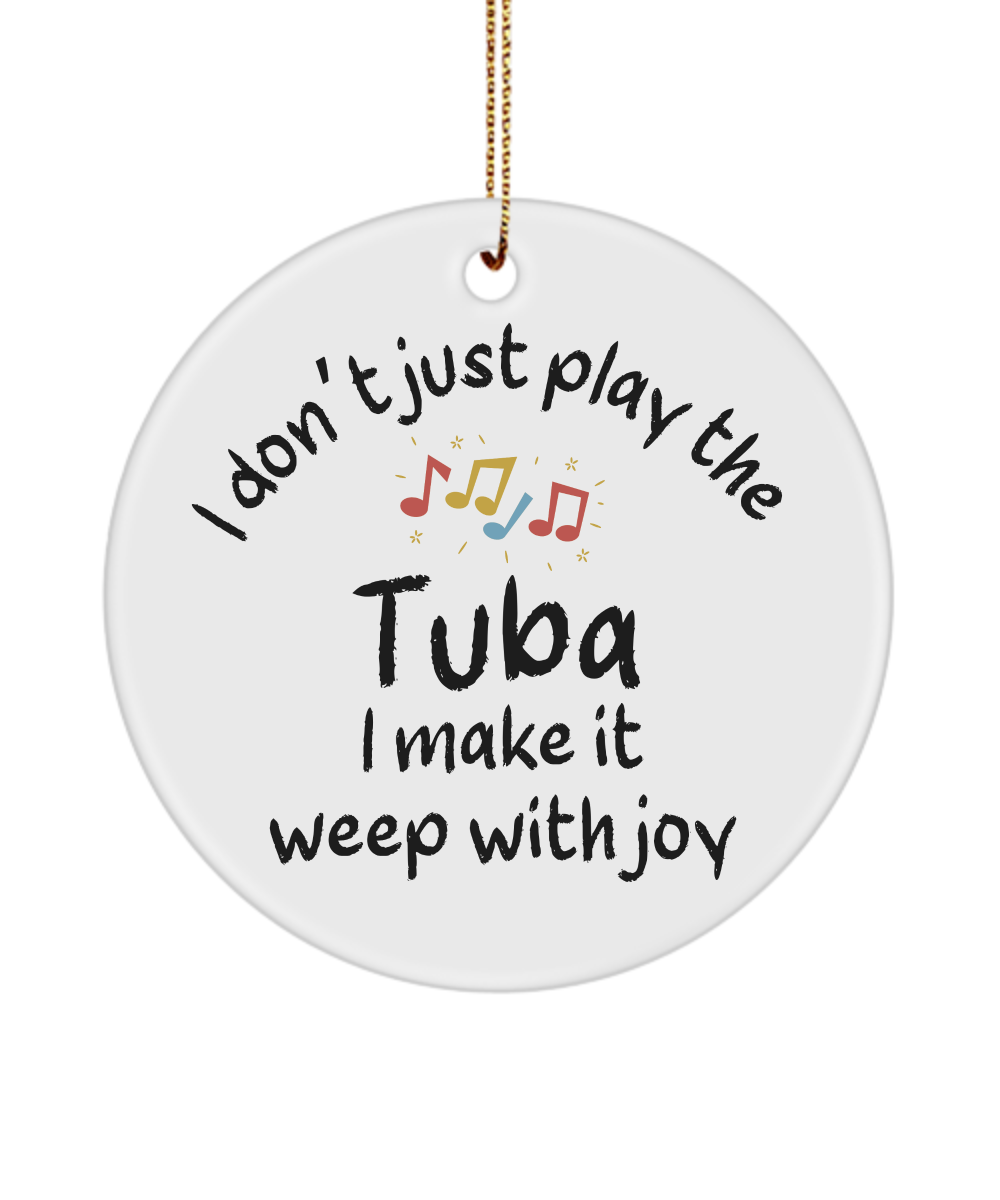 Tuba Ornament, Gifts For Musicians, Gift For Tuba Player, Music Gift, Music Lover Gift, Musician Gifts