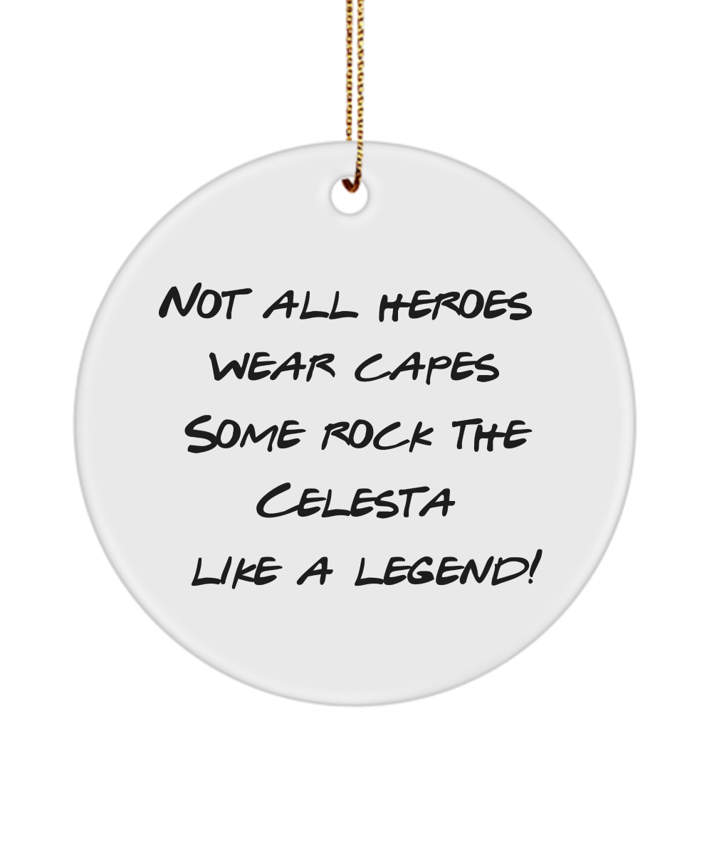 Celesta Ornament, Gifts For Musicians, Music Gift, Music Lover Gift, Musician Gifts, Gift For Celesta Player