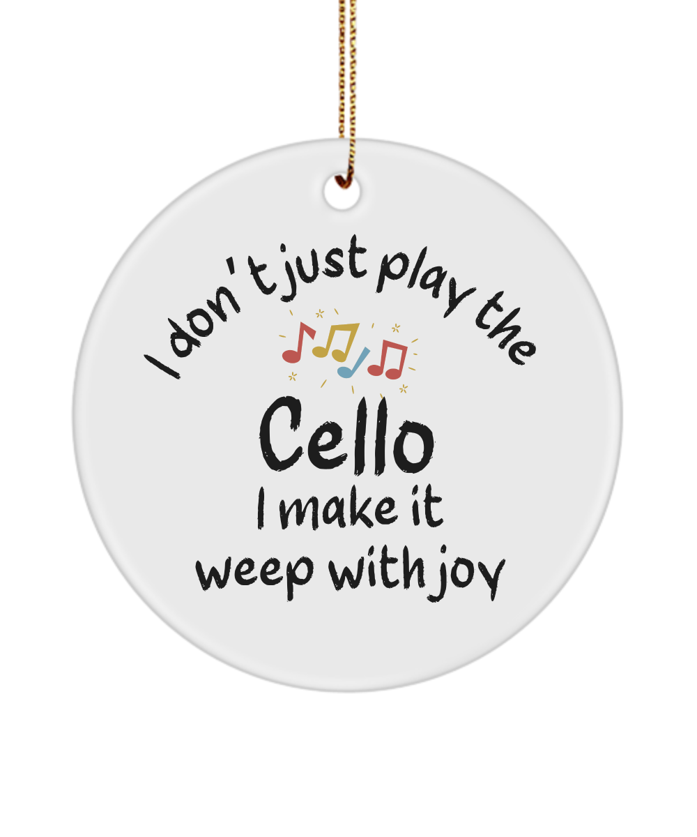 Cello Ornament, Gifts For Musicians, Gift For Cello Player, Music Gift, Music Lover Gift, Musician Gifts