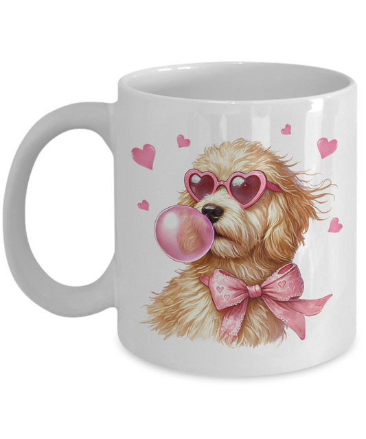 Valentines Day Goldendoodle Mug