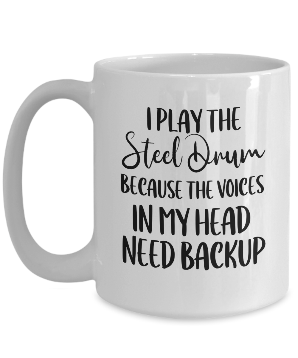 Steel Drum Mug, Gifts For Musicians, Gift For Steel Drum Player, Music Gift, Music Lover Gift, Musician Gifts