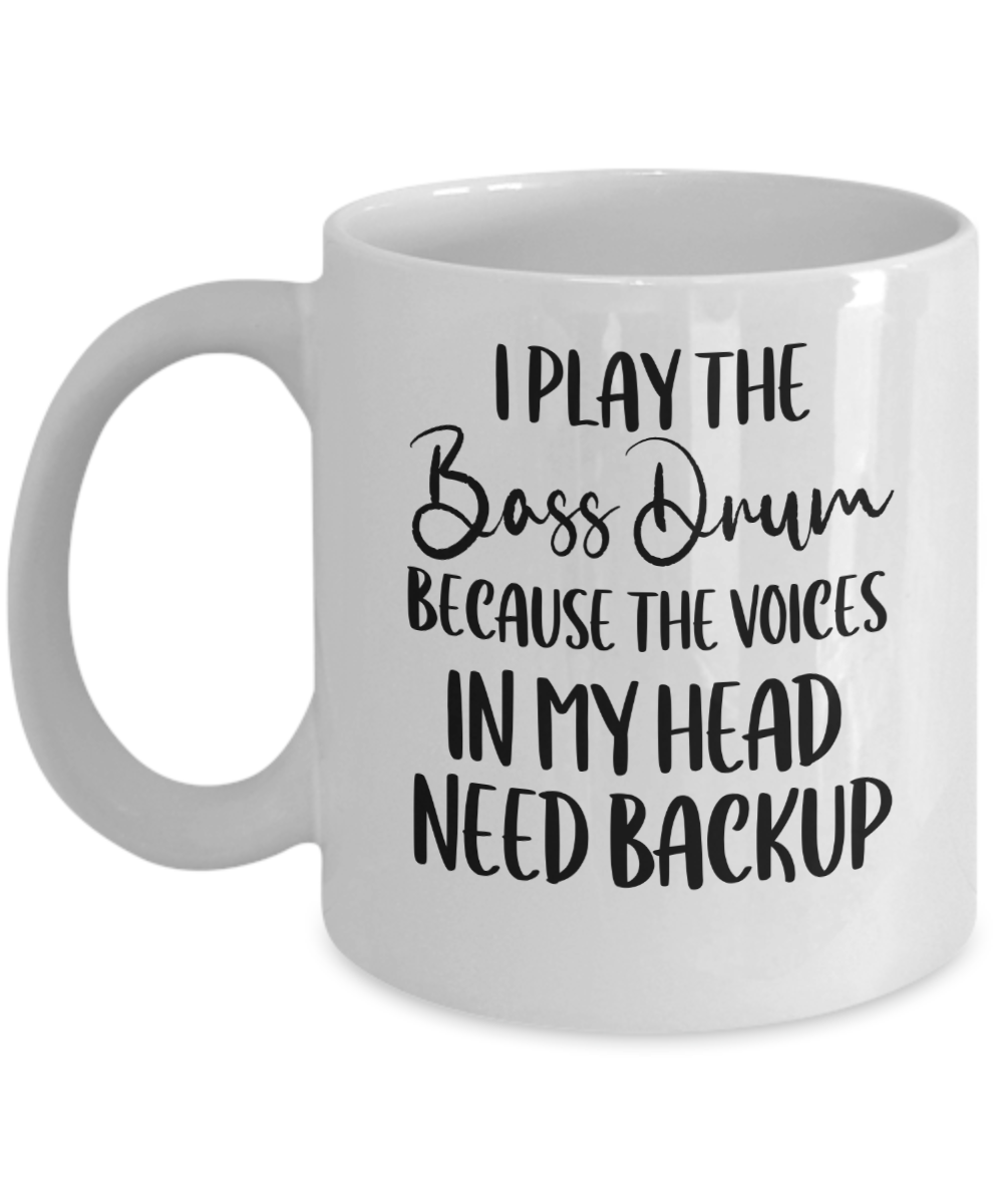 Bass Drum Mug, Gifts For Musicians, Gift For Bass Drum Player, Music Gift, Music Lover Gift, Musician Gifts