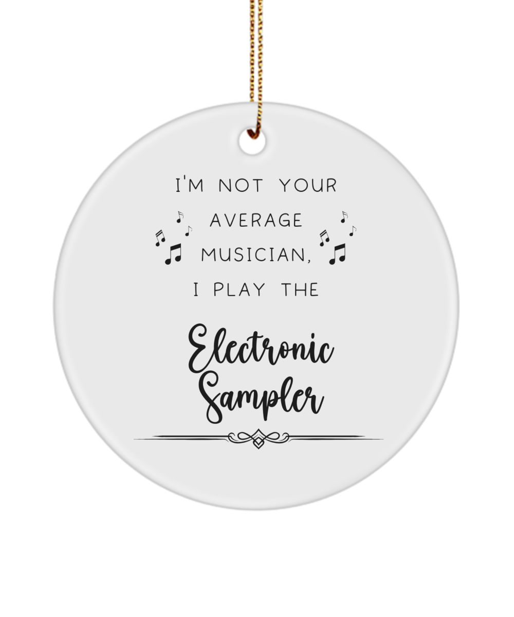 Electronic Sampler Coffee Ornament, Gifts for Best Musician Ever, Gift for Electronic Sampler Player, Christmas, Birthday, Event Keepsake