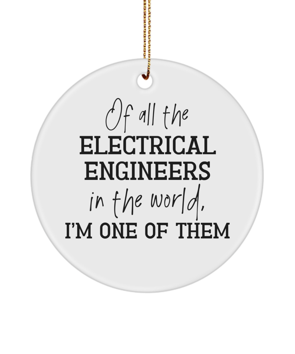 Electrical Engineer ornament, gift for electrical engineer, electrical engineering student gift, electrical engineer graduation gift