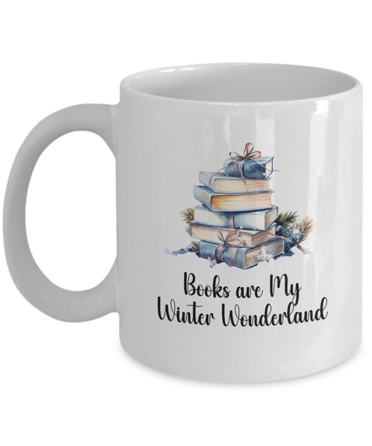 Cozy Winter Reading Mug, Winter Bookish Coffee Mug, Book Lover Mug, Book Lover Coffee Mug, Reading Coffee Mug, Reading Mug