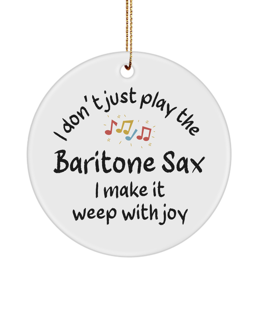 Baritone Sax Ornament, Gifts For Musicians, Gift For Baritone Sax Player, Music Gift, Music Lover Gift, Musician Gifts