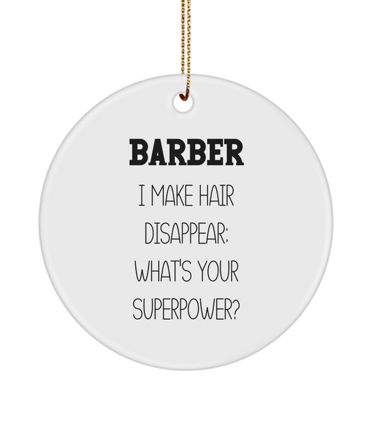 Barber gifts, barber shop decor, gift for barber, beginning barber gifts, barber gift, barber shop, barber shop ornament, hair stylist gift