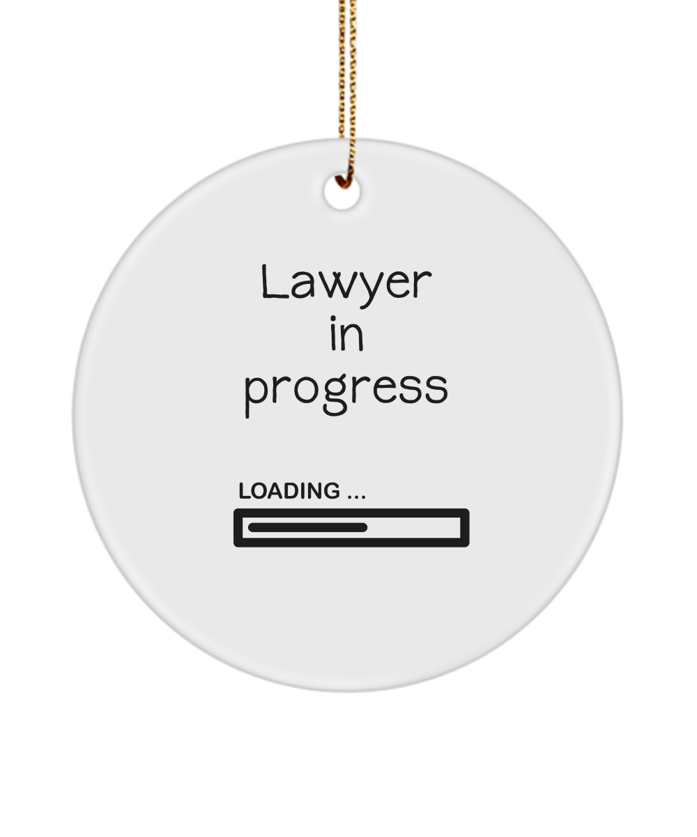 Lawyer Ornament, Funny Keepsake for New Lawyer, Gift Idea for New Lawyer, Bar Exam Gift Idea, New Lawyer Keepsake, New Lawyer Ornament