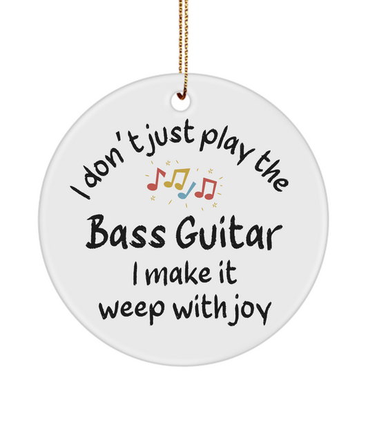 Bass Guitar Ornament, Gifts For Musicians, Gift For Bass Guitar Player, Music Gift, Music Lover Gift, Musician Gifts