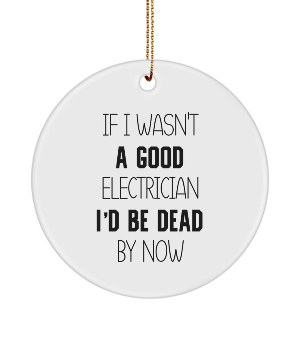 Electrician Gifts, Gift for Electrician, Funny Electrician Gifts, Sparky Gift, Handyman Gift, Contractor Gift, Electrician Ornament