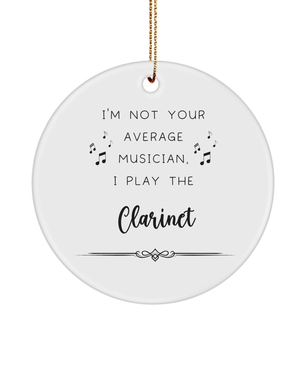 Clarinet Coffee Ornament, Gifts for Best Musician Ever, Gift for Clarinet Player, Christmas, Birthday, Event Keepsake