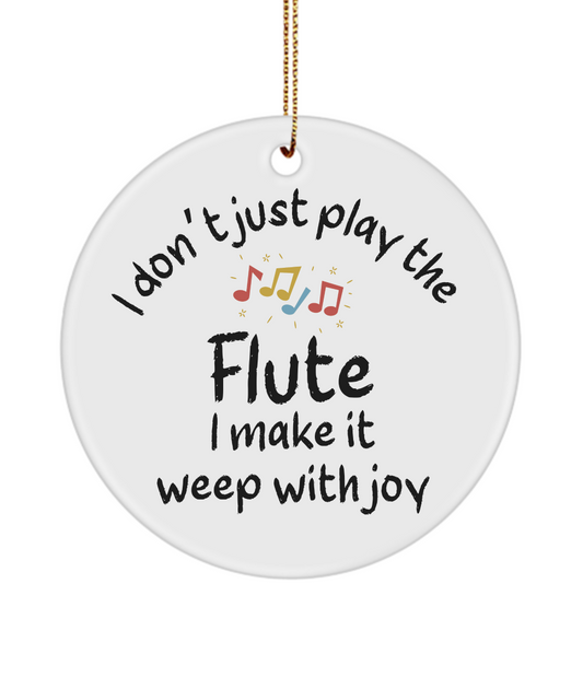 Flute Ornament, Gifts For Musicians, Gift For Flute Player, Music Gift, Music Lover Gift, Musician Gifts