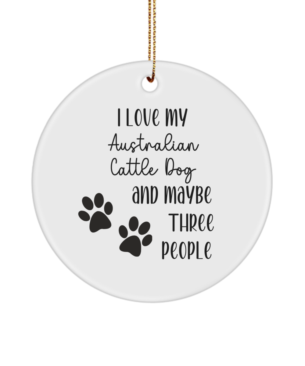 Australian Cattle Dog ornament, dog lover gift, pet ornament, pet lover gift, puppy love gift, animal lover gift