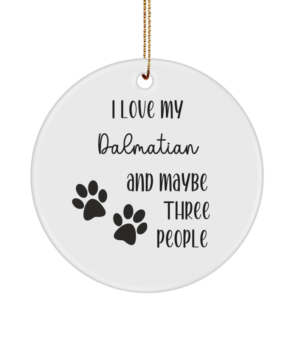 Dalmatian ornament, dog lover gift, pet ornament, pet lover gift, puppy love gift, animal lover gift