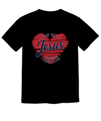 Jesus The Way The Truth The Life Shirt, Comfort Colors Christian Shirt, Retro Christian Tshirt, Jesus Tee, Christian Apparel