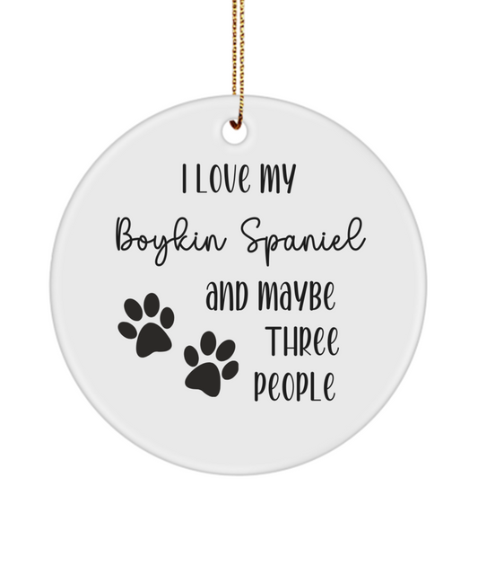 Boykin Spaniel ornament, dog lover gift, pet ornament, pet lover gift, puppy love gift, animal lover gift