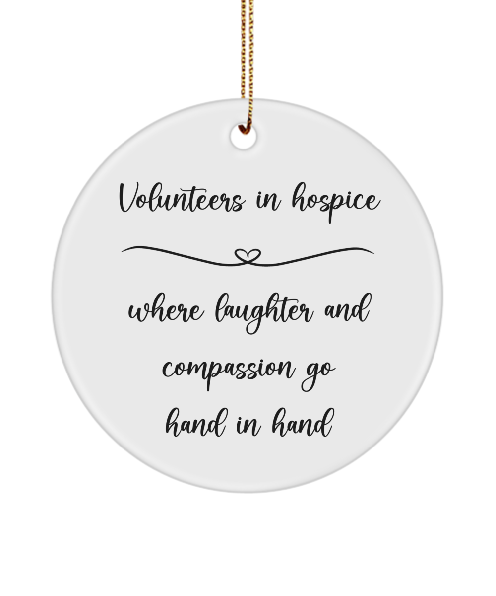 Hospice Volunteer Appreciation Ornament, Volunteer Gift, Gift for Hospice Volunteer, Gift for Hospice Nurse, Hospice Gift, Caregiver Gift