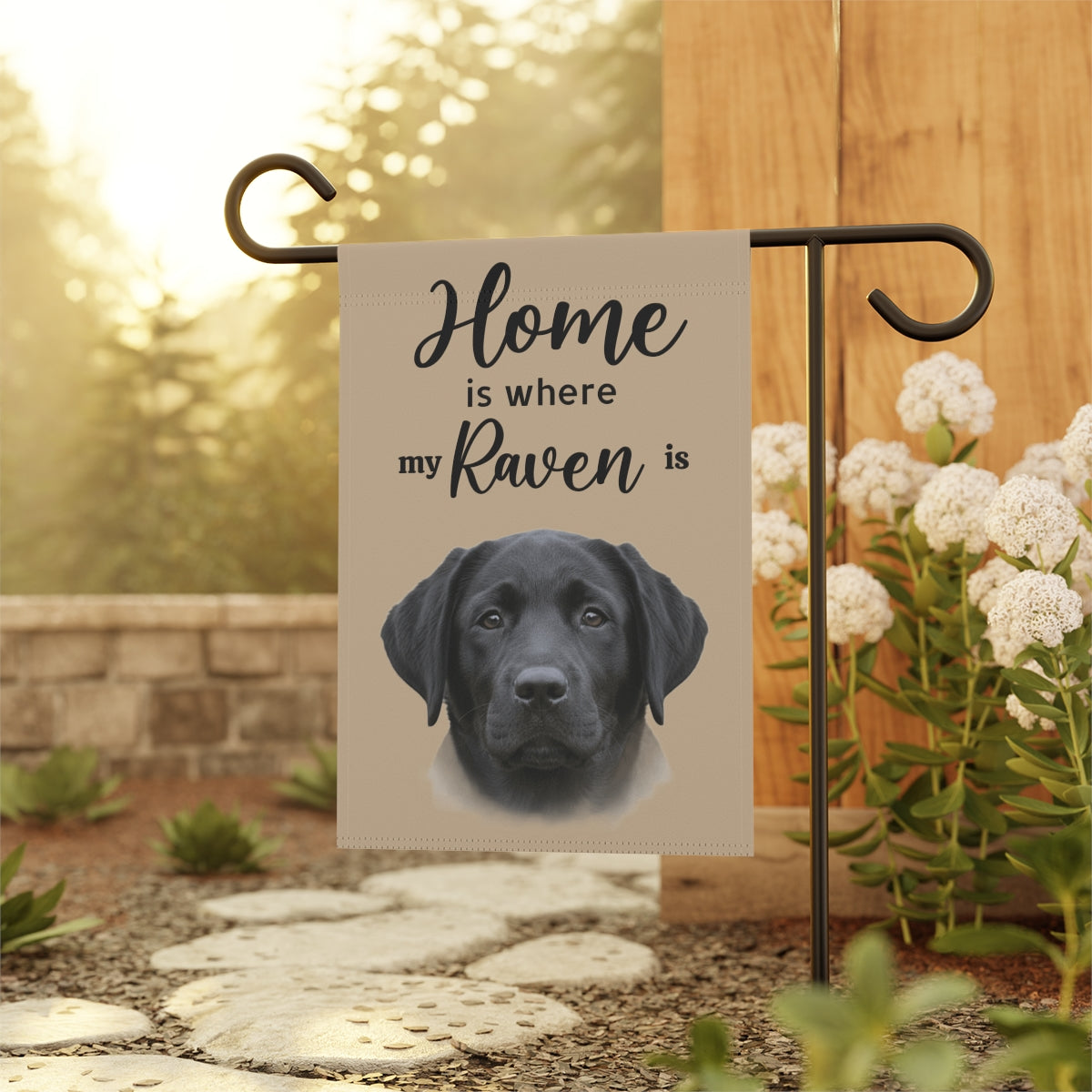 Personalized Dog Garden Flag | Custom Pet Memorial & Dog Lover Yard Banner | Double-Sided Outdoor Flag