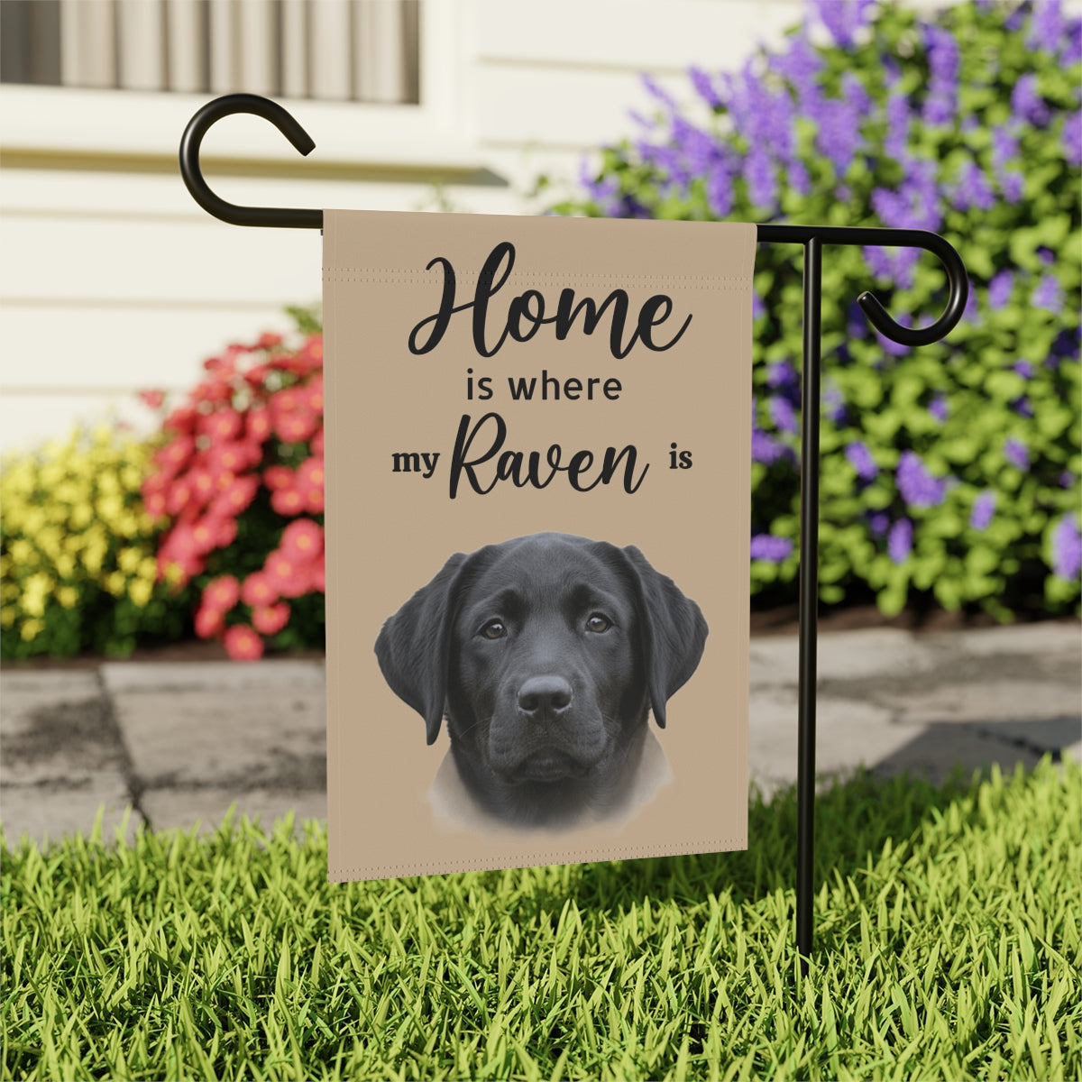 Personalized Dog Garden Flag | Custom Pet Memorial & Dog Lover Yard Banner | Double-Sided Outdoor Flag