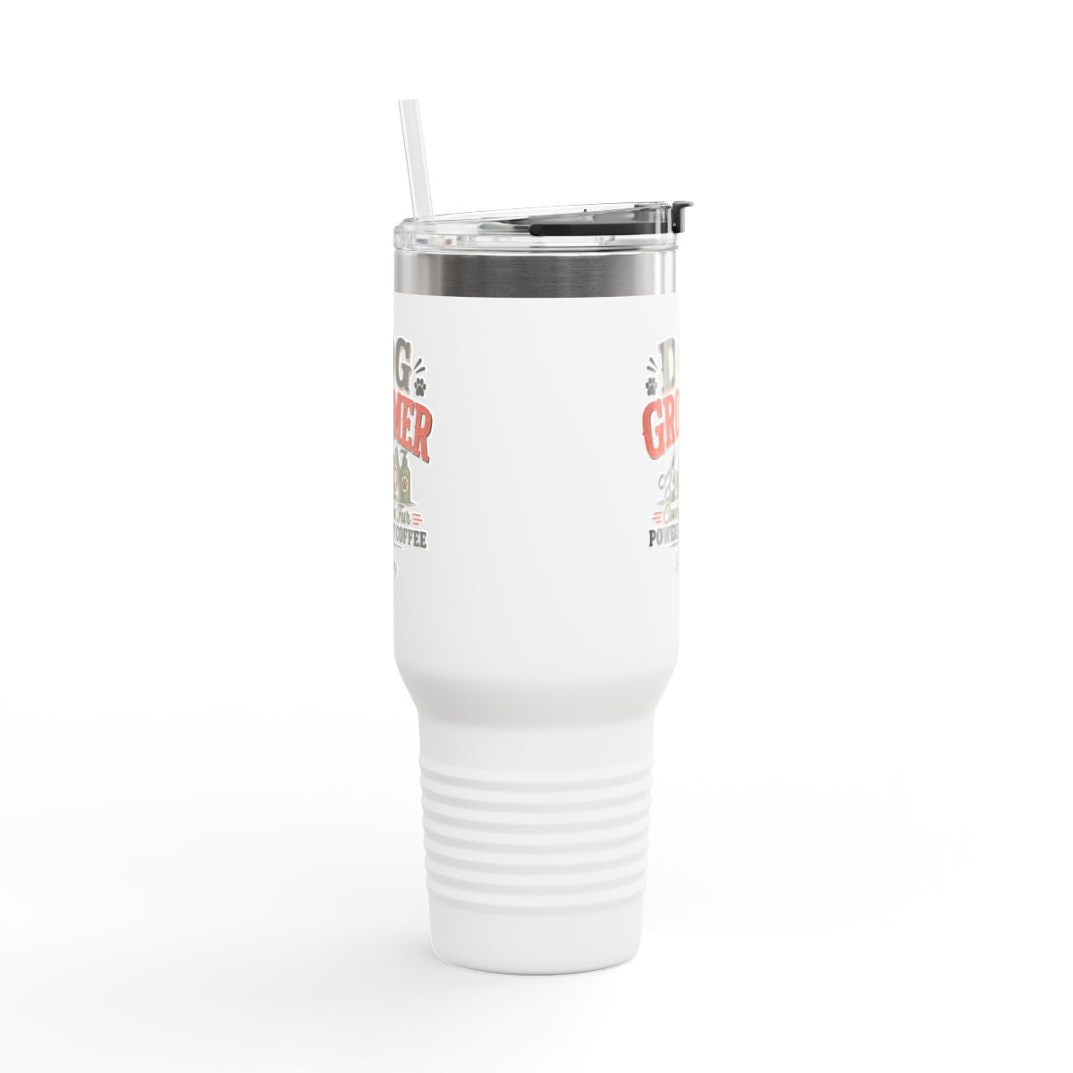 Dog Groomer Tumbler, 40oz Travel Mug, Pet Groomer Gift, Dog Grooming Coffee Cup