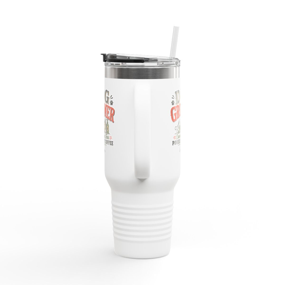 Dog Groomer Tumbler, 40oz Travel Mug, Pet Groomer Gift, Dog Grooming Coffee Cup
