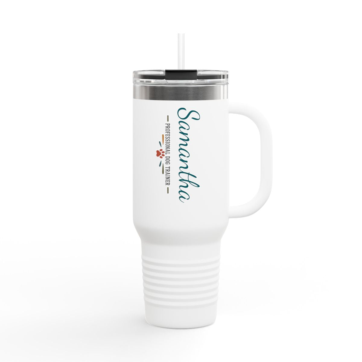 Personalized Dog Trainer 40oz Travel Mug