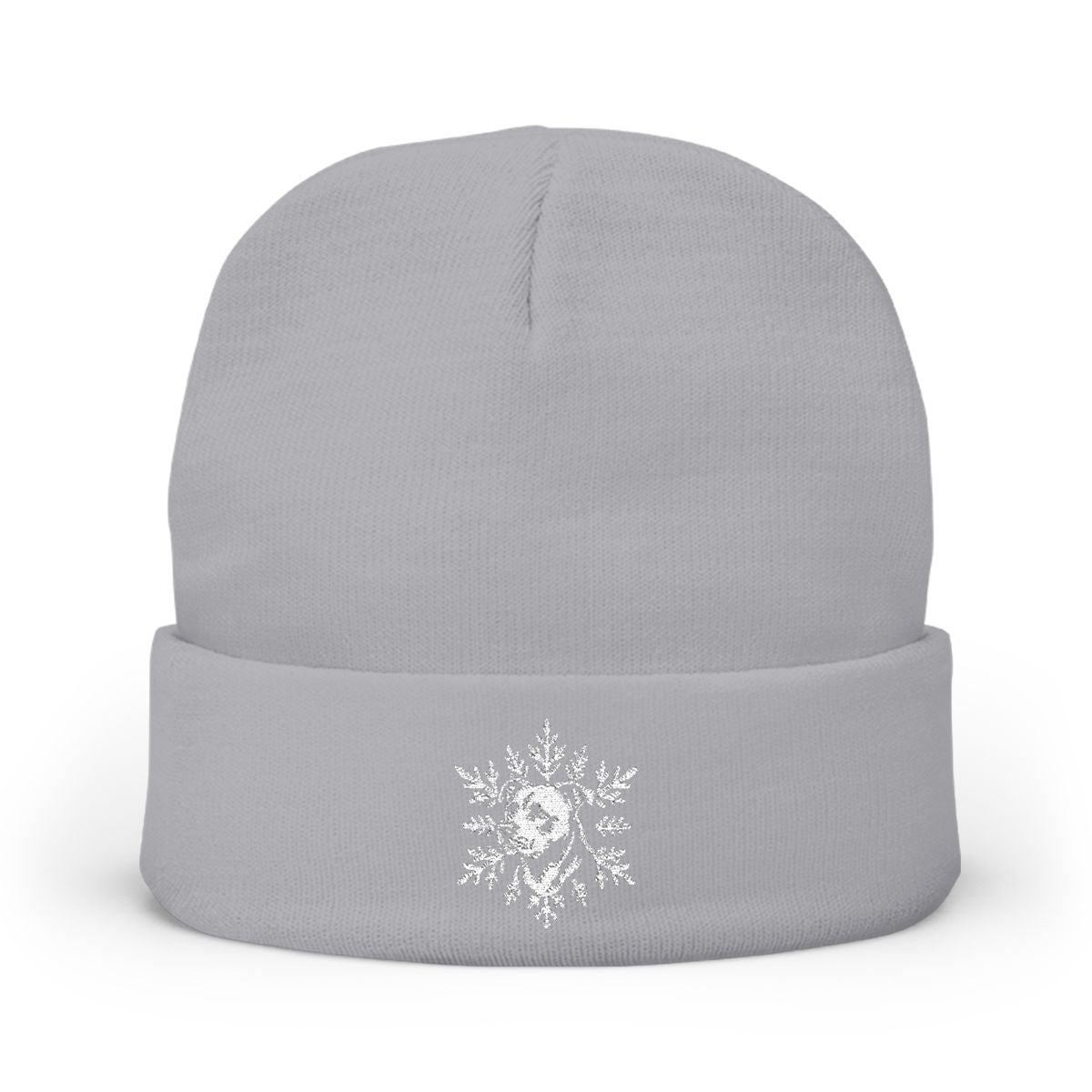 Pitbull Beanie, Embroidered Pit Bull Snowflake Winter Hat, Pitbull Lover Gift, Dog Mom Beanie