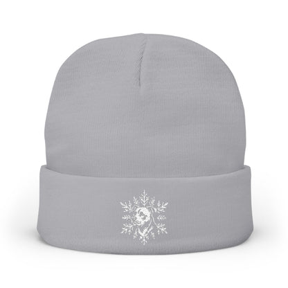 Pitbull Beanie, Embroidered Pit Bull Snowflake Winter Hat, Pitbull Lover Gift, Dog Mom Beanie