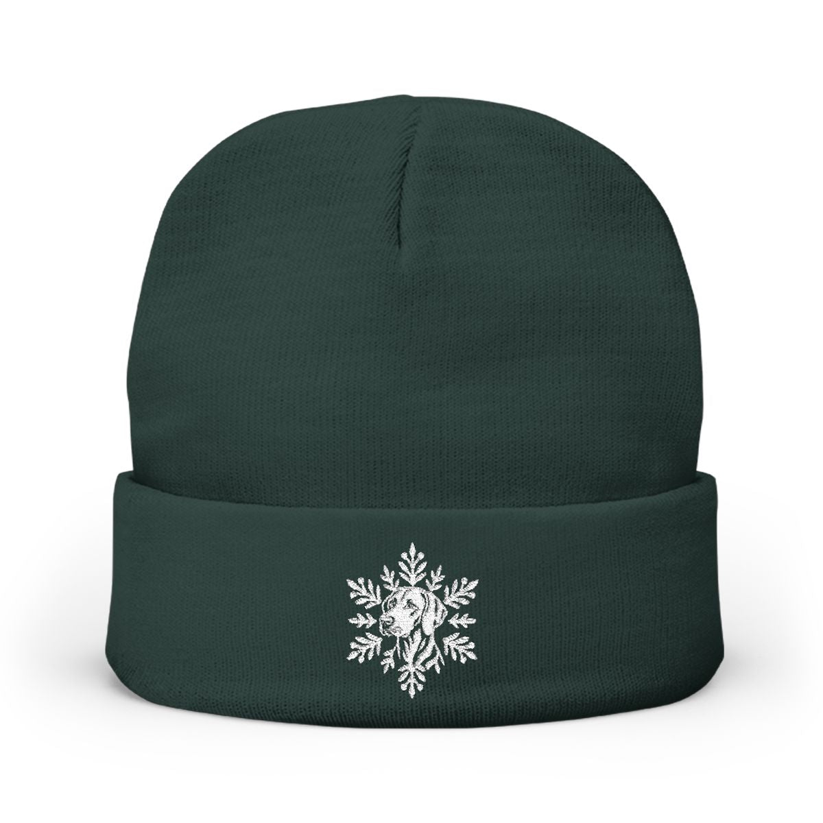 Vizsla Beanie, Embroidered Dog Mom Winter Hat, Vizsla Lover Gift