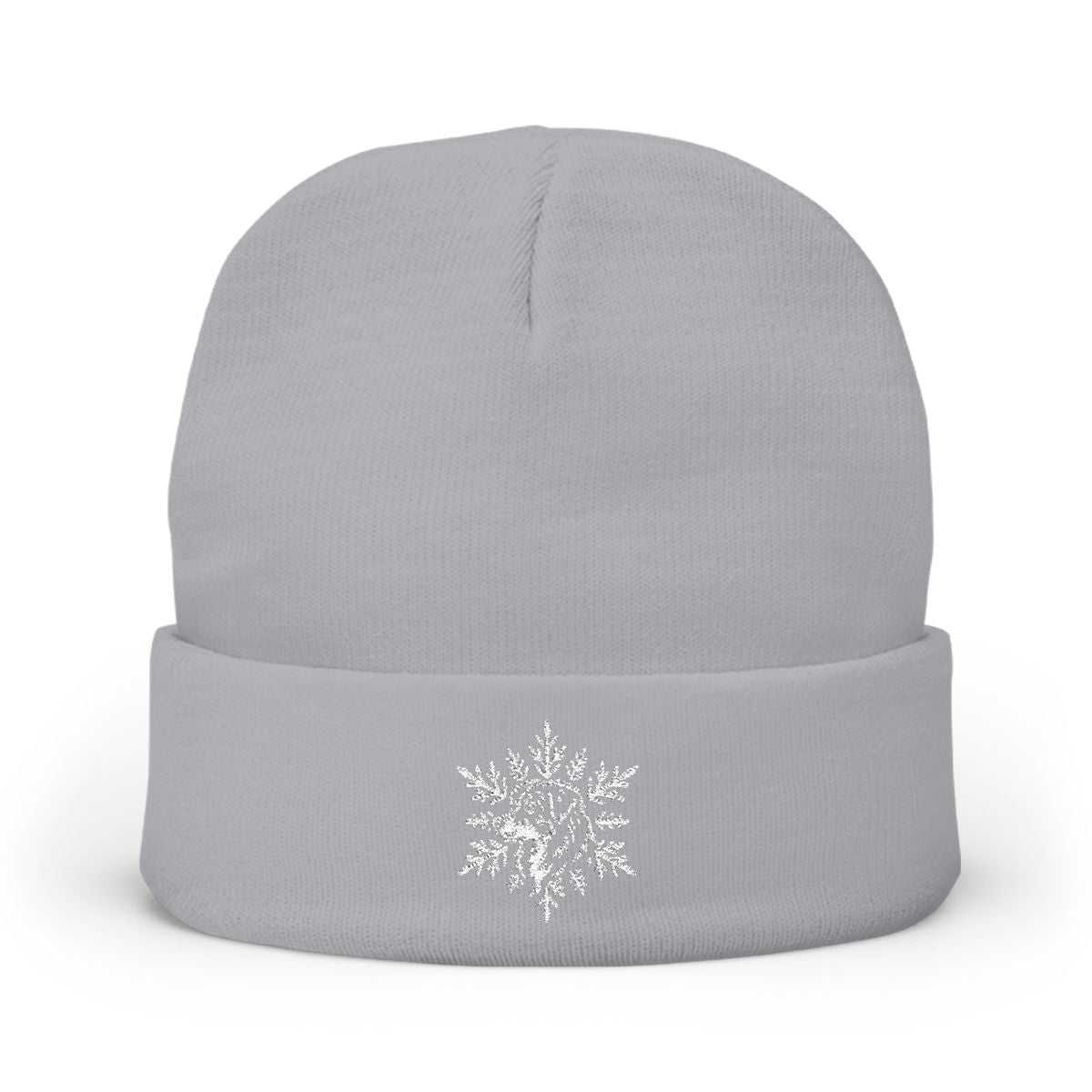 Australian Shepherd Beanie, Embroidered Aussie Snowflake Winter Hat, Australian Shepherd Lover Gift, Dog Mom Beanie