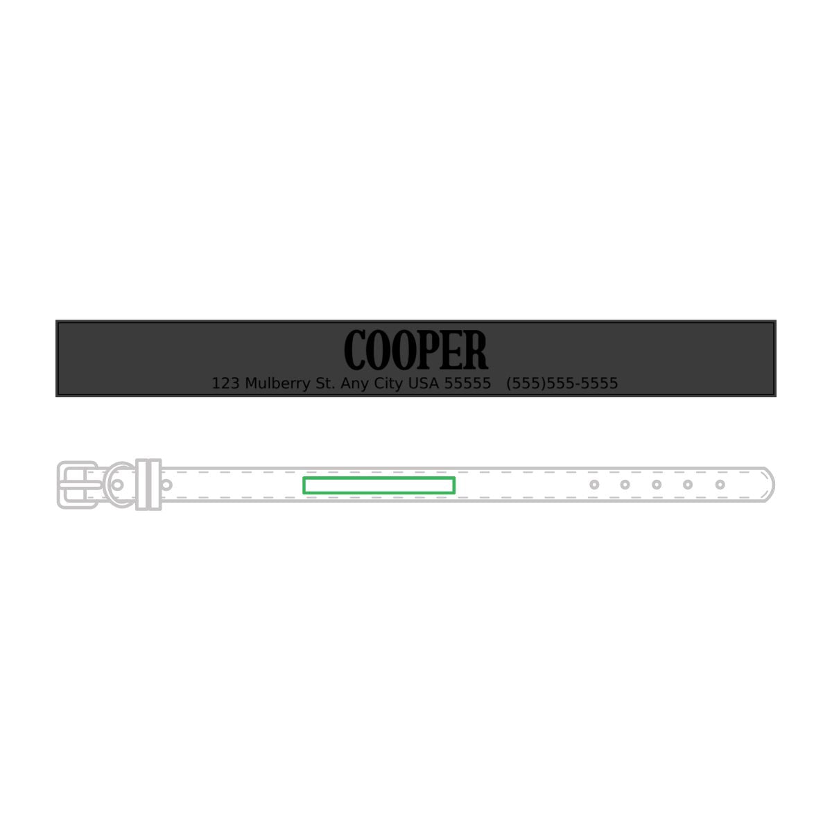 Leather Pet Collar (Engraving)