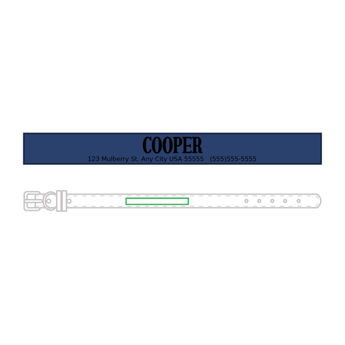 Leather Pet Collar (Engraving)