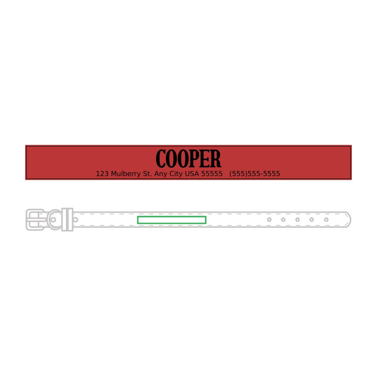 Leather Pet Collar (Engraving)