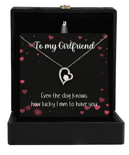 Dog Lover Necklace, Gift for Dog Lover Girlfriend, Girlfriend Necklace