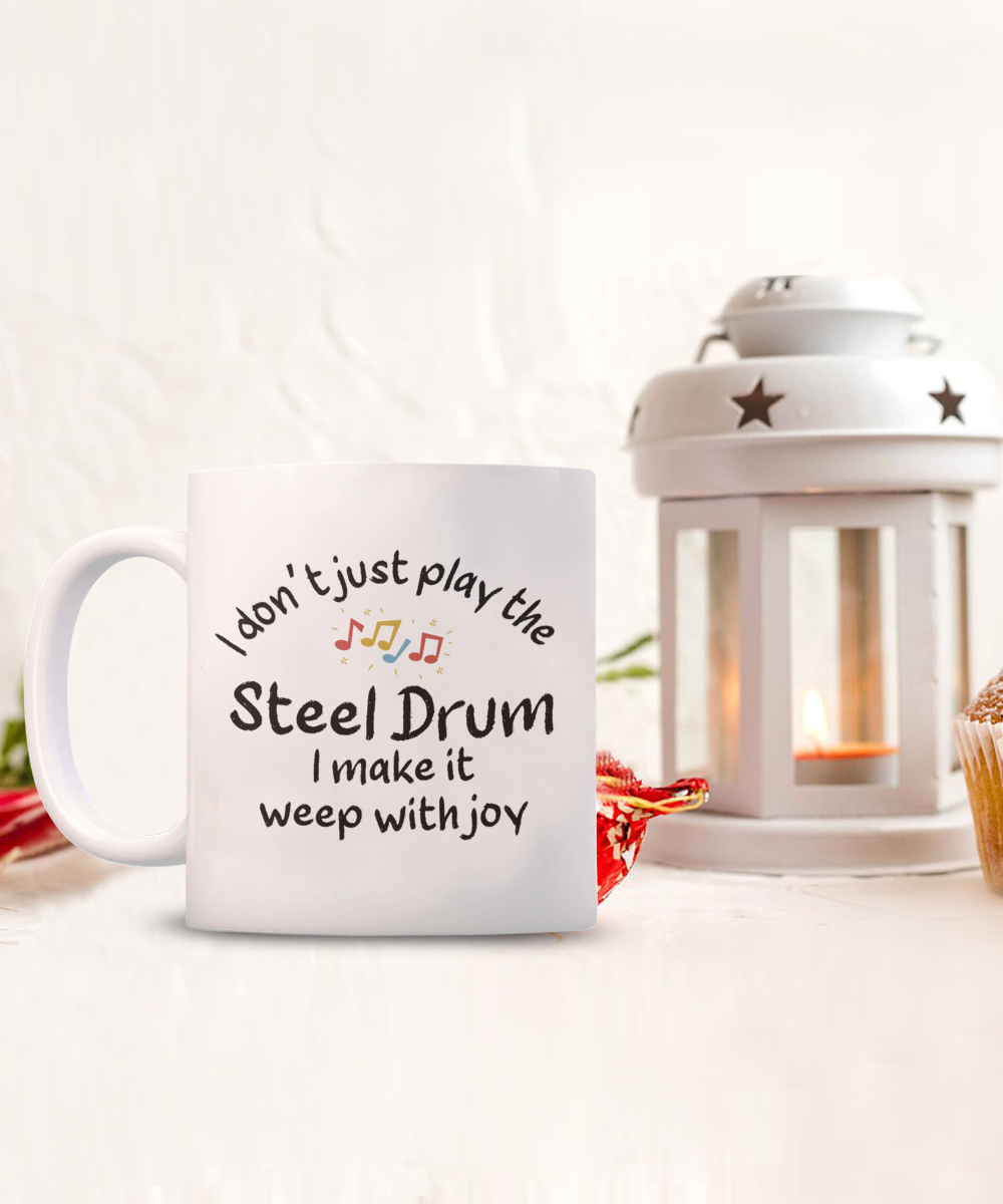 Steel Drum Mug, Gifts For Musicians, Music Gift, Music Lover Gift, Musician Gifts, Gift For Steel Drum Player