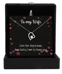 Load image into Gallery viewer, Dog Lover Necklace, Gift for Dog Lover Wife, Wife Necklace
