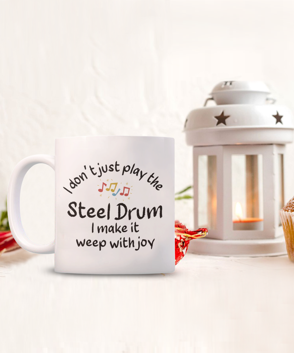 Steel Drum Mug, Gifts For Musicians, Music Gift, Music Lover Gift, Musician Gifts, Gift For Steel Drum Player