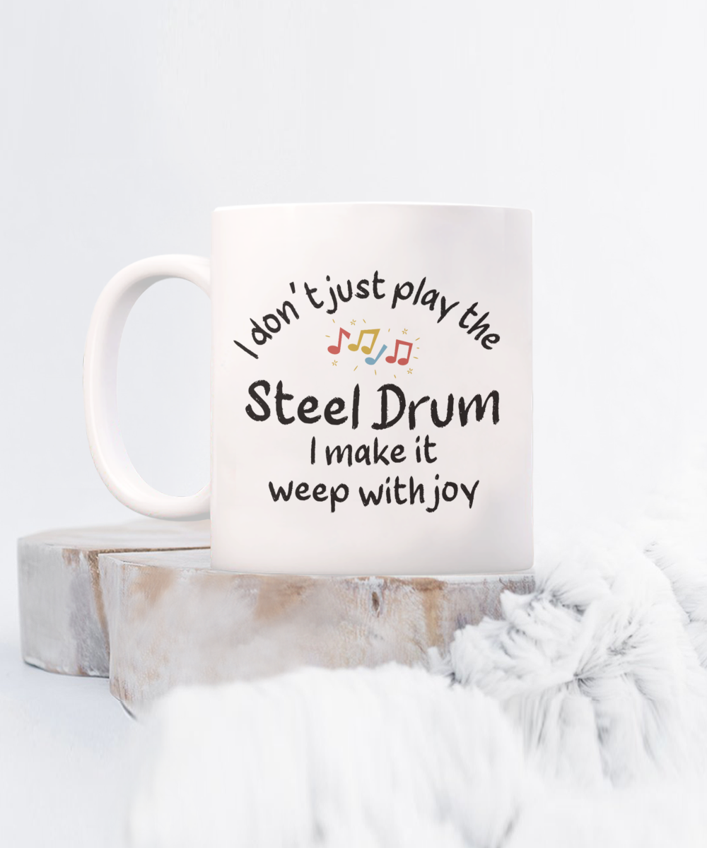 Steel Drum Mug, Gifts For Musicians, Music Gift, Music Lover Gift, Musician Gifts, Gift For Steel Drum Player