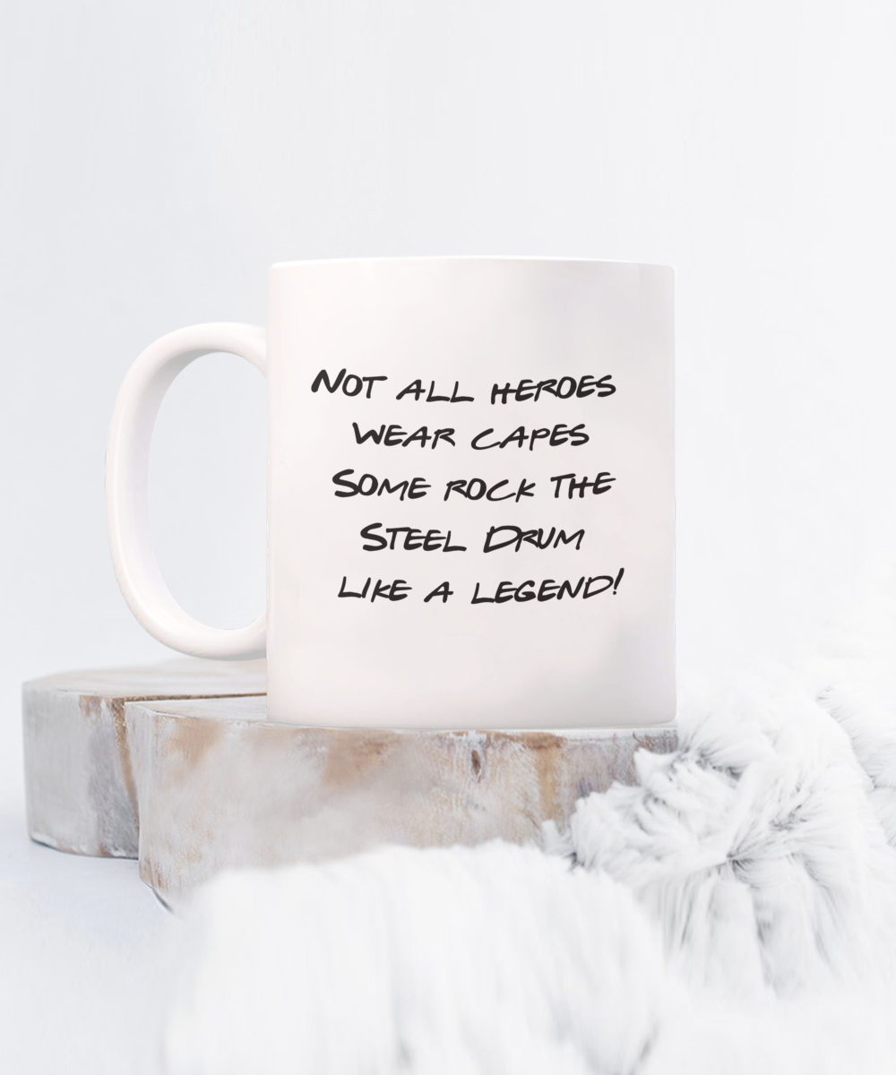 Steel Drum Mug, Gift For Steel Drum Player, Gifts For Musicians, Music Gift, Music Lover Gift, Musician Gifts