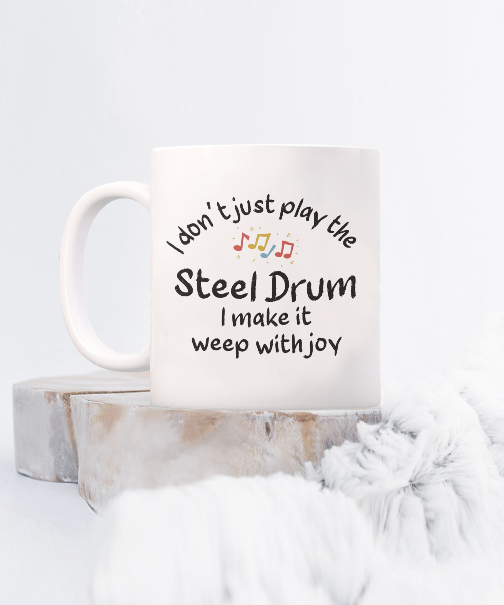 Steel Drum Mug, Gifts For Musicians, Music Gift, Music Lover Gift, Musician Gifts, Gift For Steel Drum Player