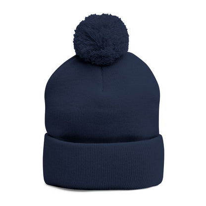 Dachshund Pom Pom Beanie, Embroidered Doxie Snowflake Winter Hat, Dachshund Lover Gift, Dog Mom Gift